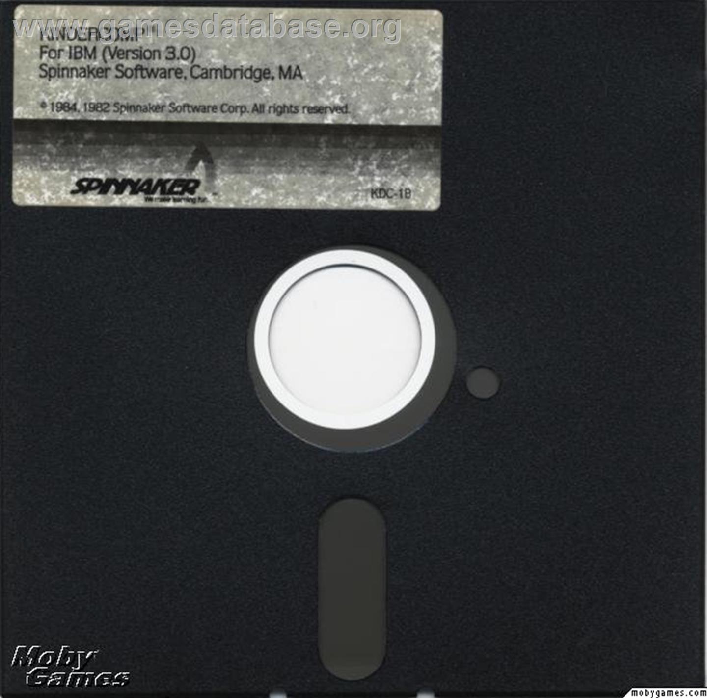 Kindercomp - Microsoft DOS - Artwork - Disc