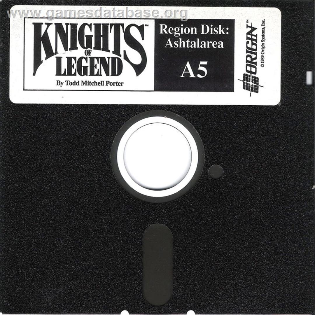 Knights of Legend - Microsoft DOS - Artwork - Disc