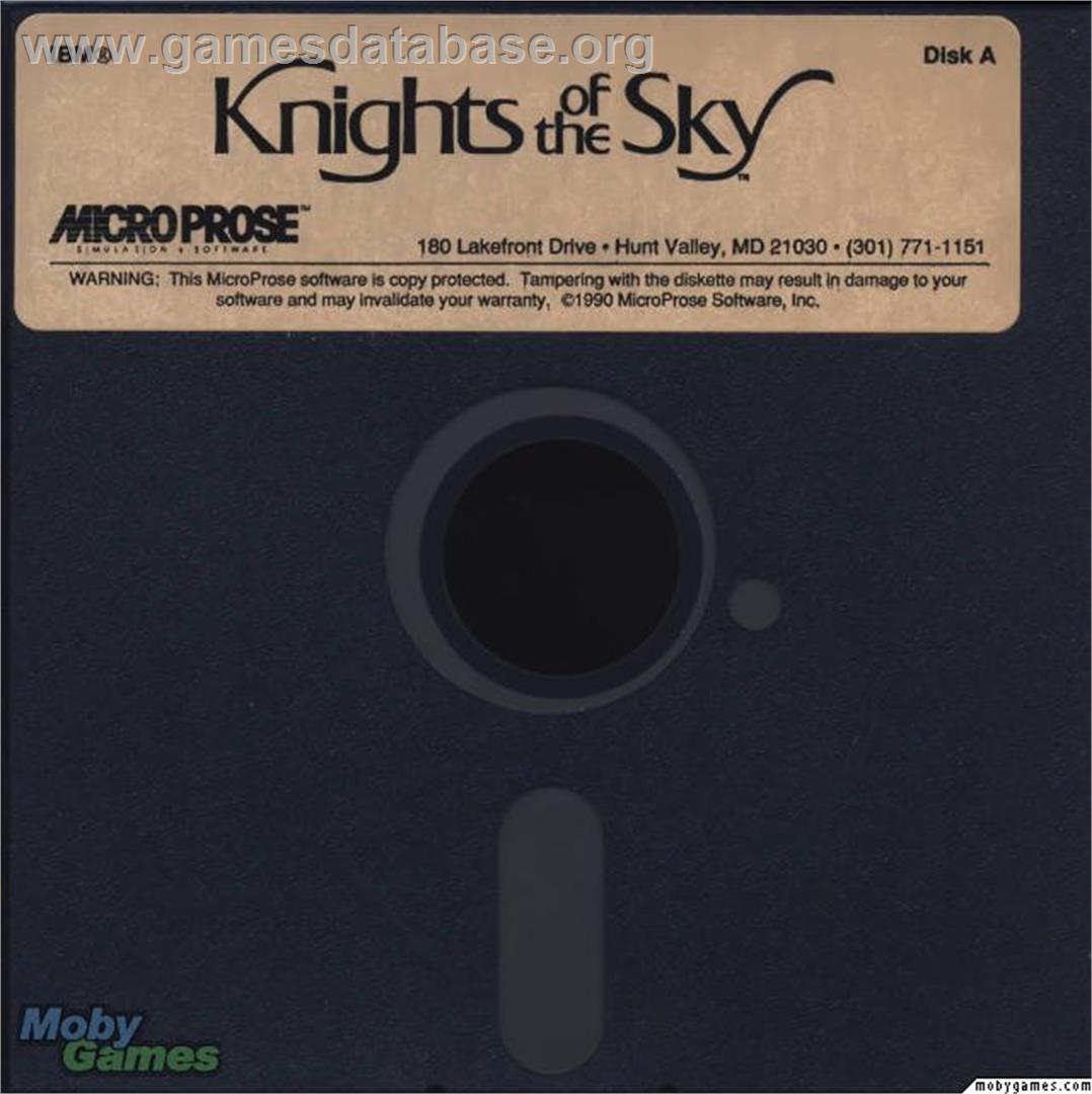 Knights of the Sky - Microsoft DOS - Artwork - Disc