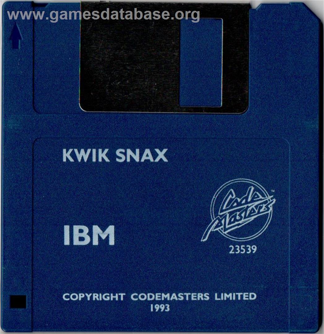 Kwik Snax - Microsoft DOS - Artwork - Disc