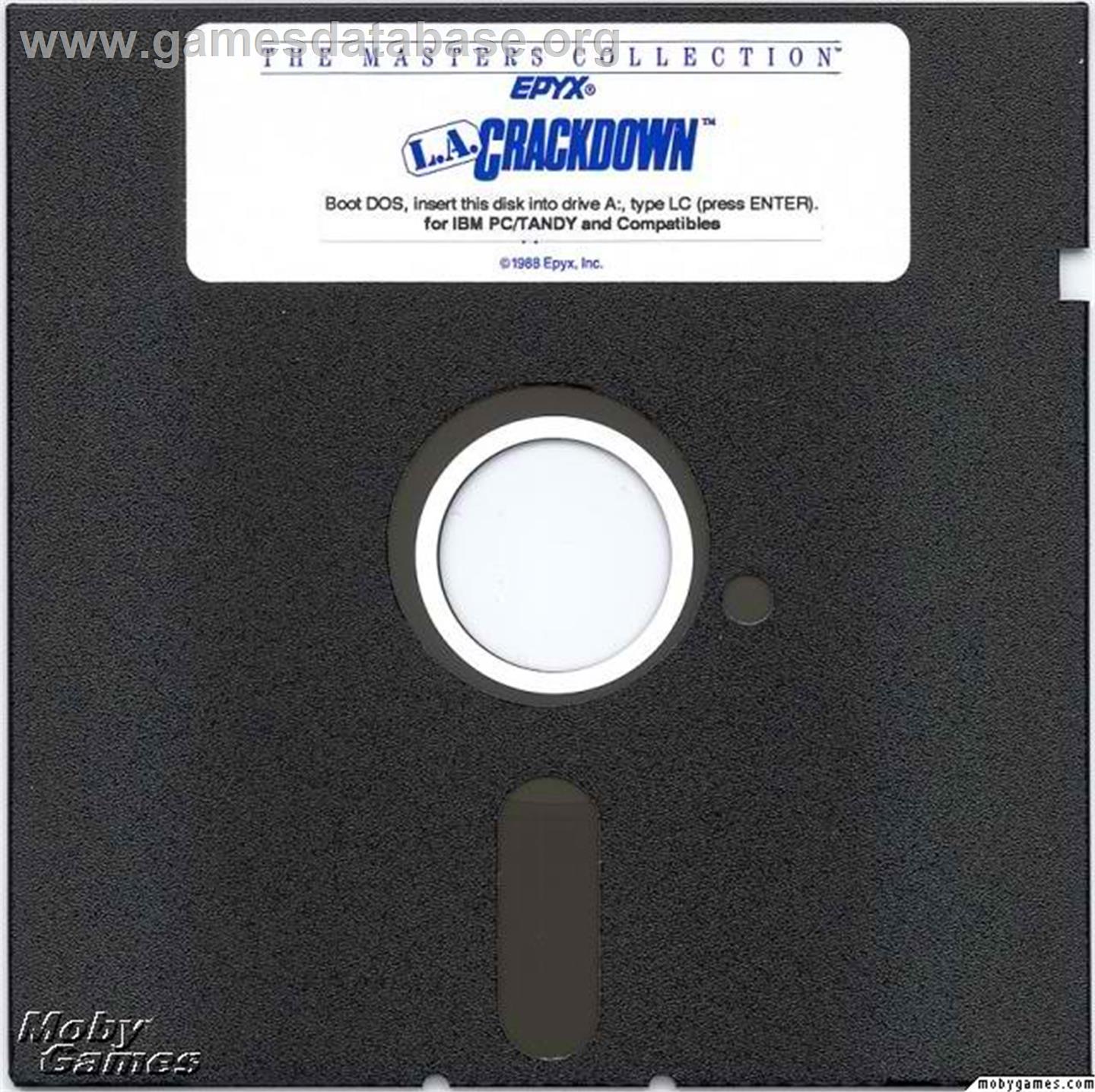 LA Crackdown - Microsoft DOS - Artwork - Disc
