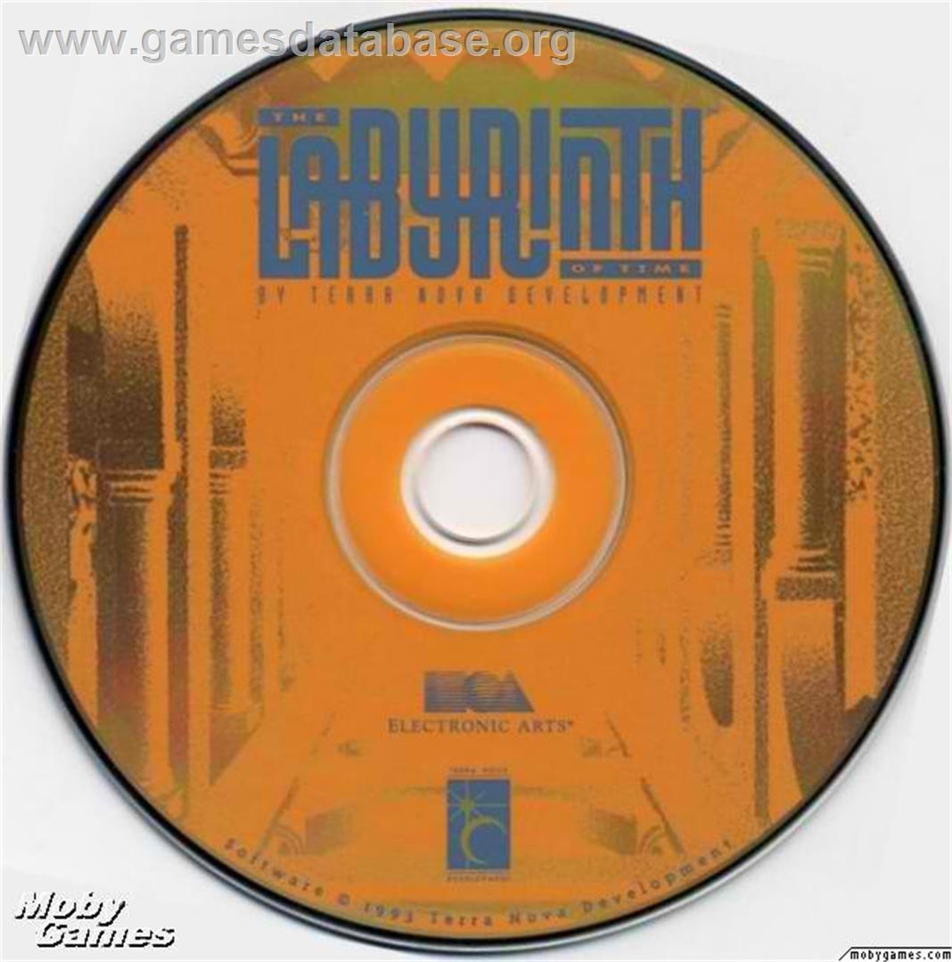 Labyrinth of Time - Microsoft DOS - Artwork - Disc