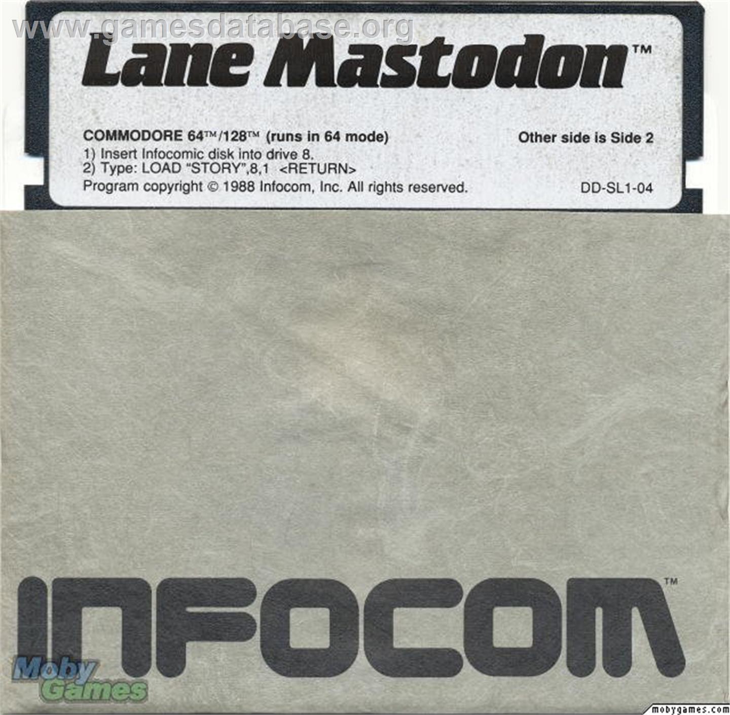 Lane Mastodon vs. the Blubbermen - Microsoft DOS - Artwork - Disc