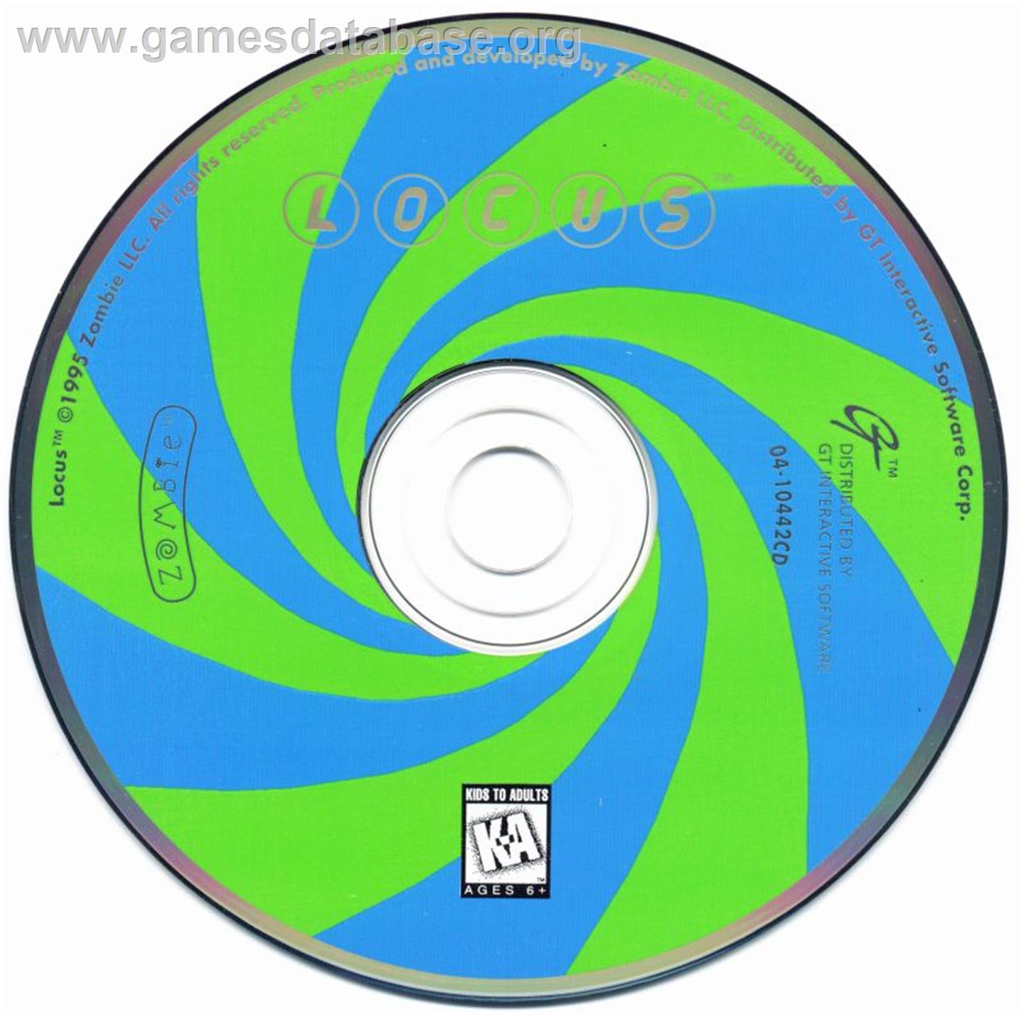 Locus - Microsoft DOS - Artwork - Disc