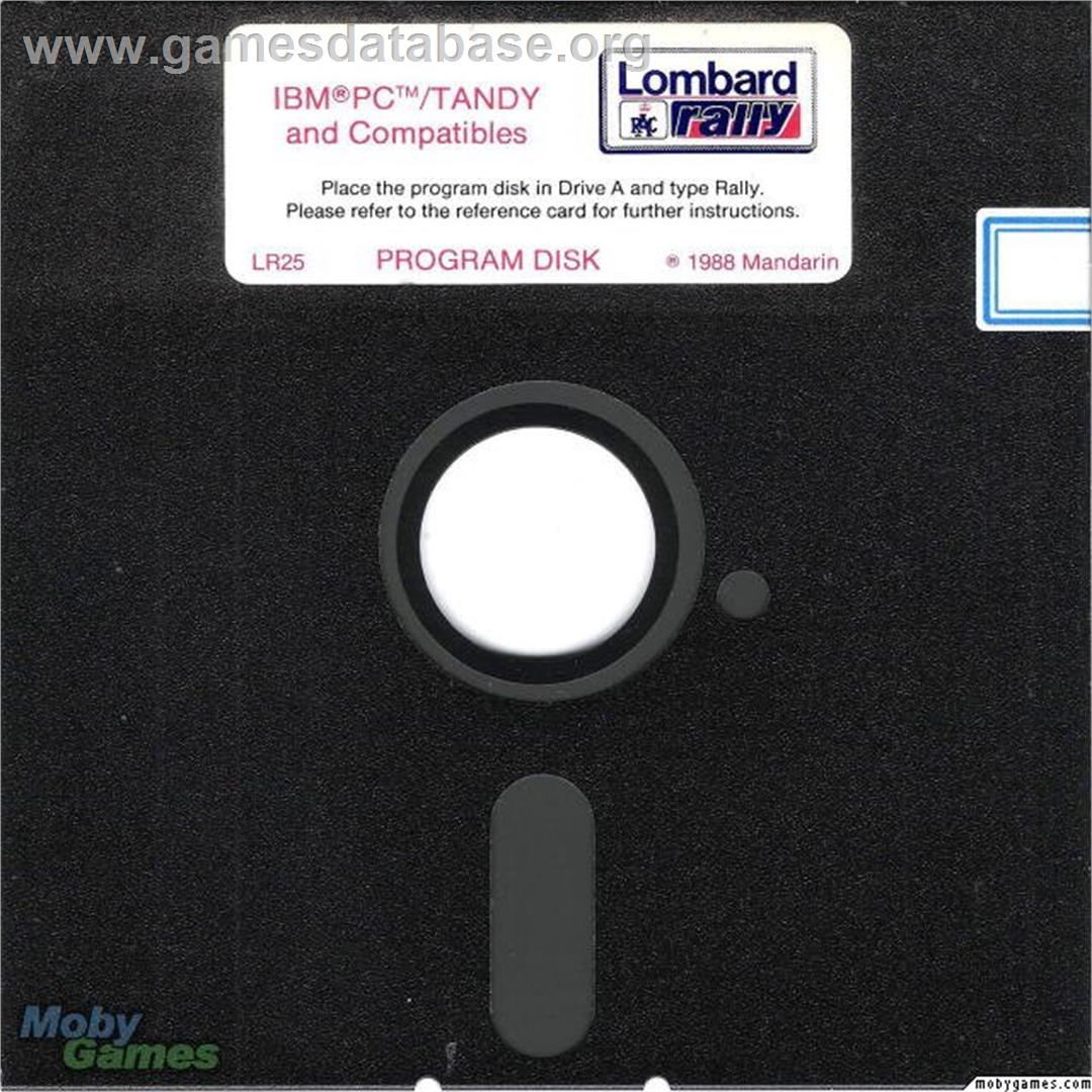 Lombard RAC Rally - Microsoft DOS - Artwork - Disc