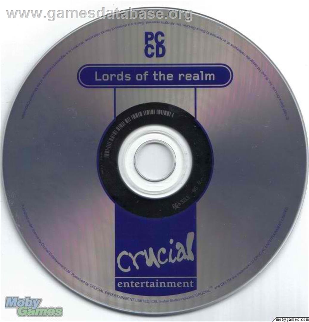 Lords of the Realm - Microsoft DOS - Artwork - Disc