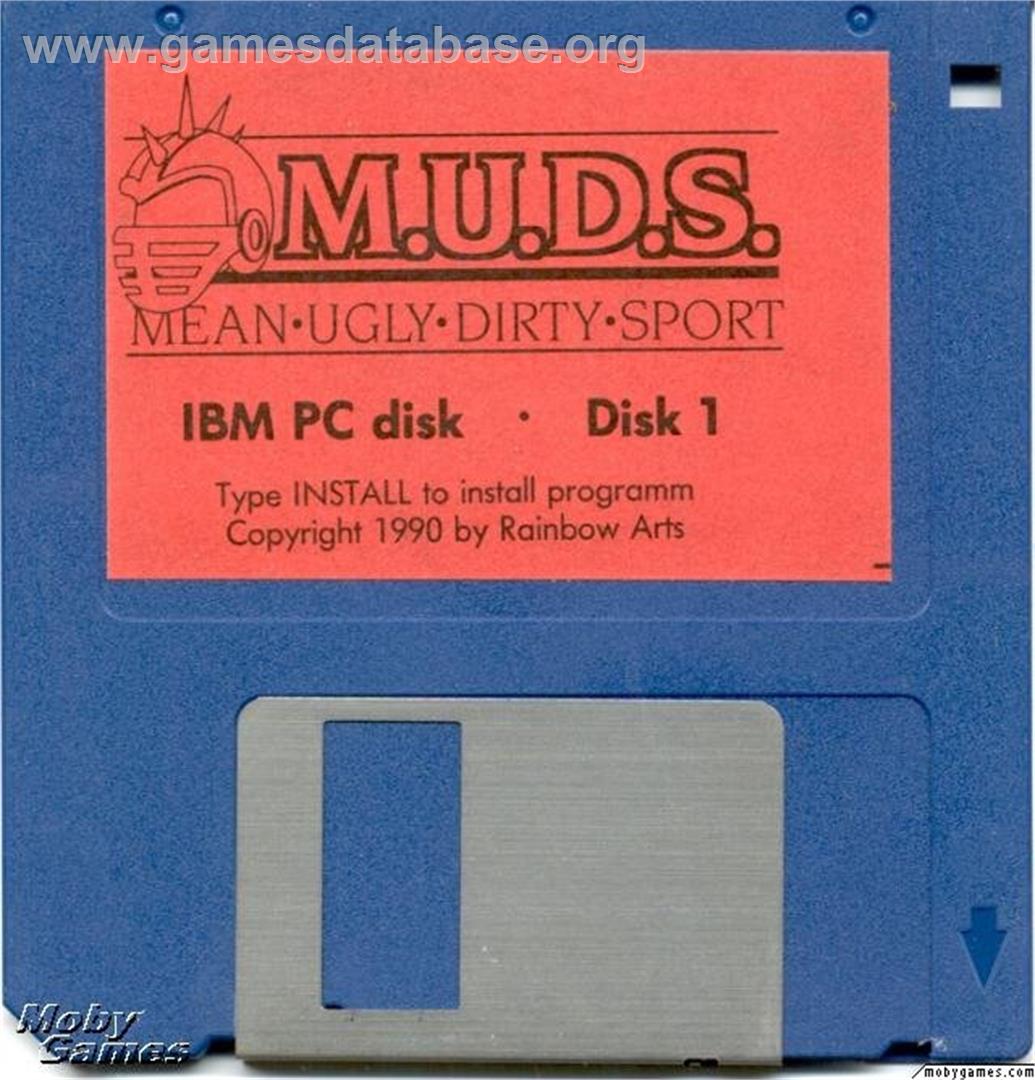 M.U.D.S. - Mean Ugly Dirty Sport - Microsoft DOS - Artwork - Disc