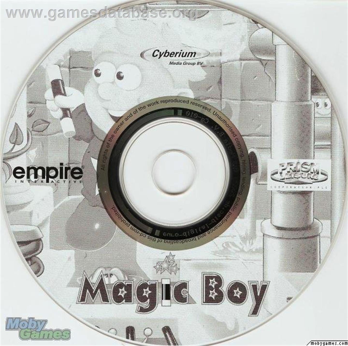 Magic Boy - Microsoft DOS - Artwork - Disc