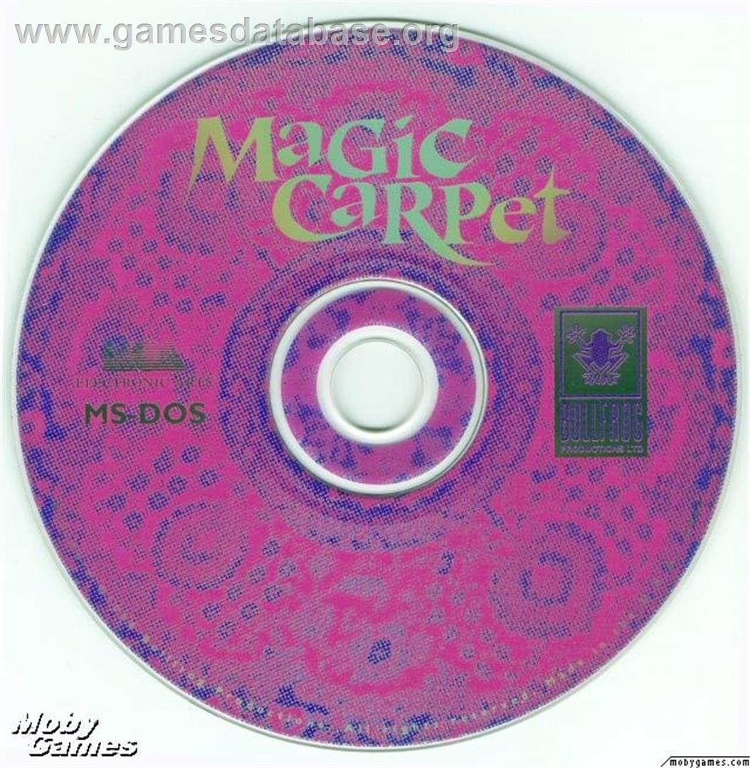 Magic Carpet - Microsoft DOS - Artwork - Disc