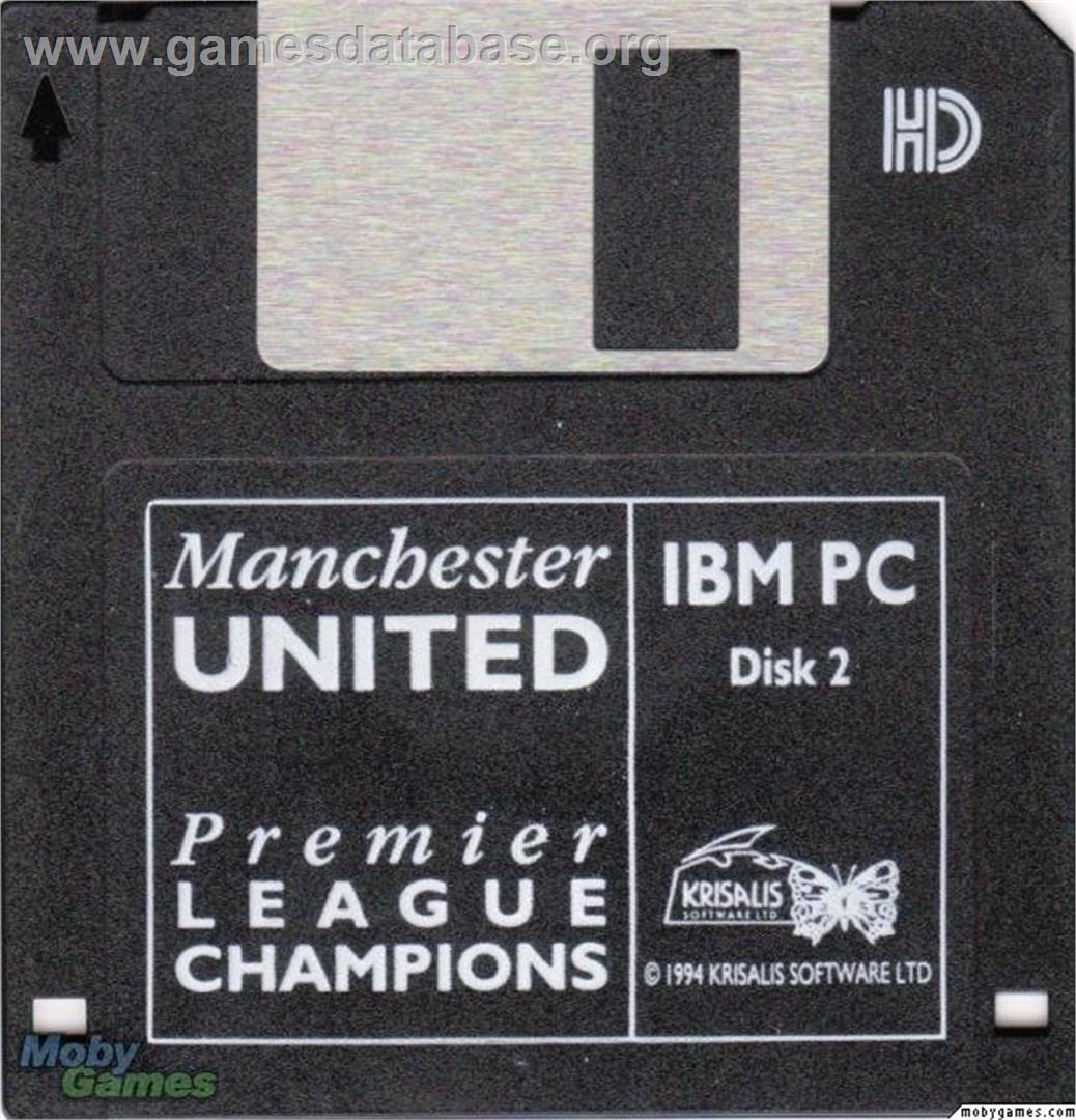 Manchester United Premier League Champions - Microsoft DOS - Artwork - Disc