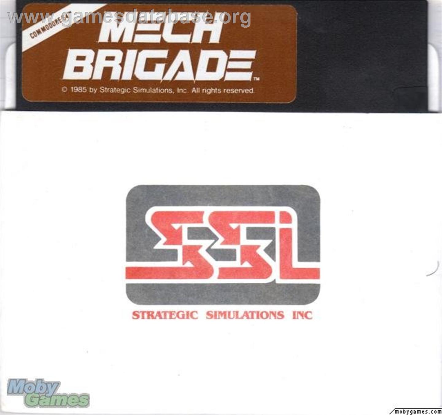 Mech Brigade - Microsoft DOS - Artwork - Disc