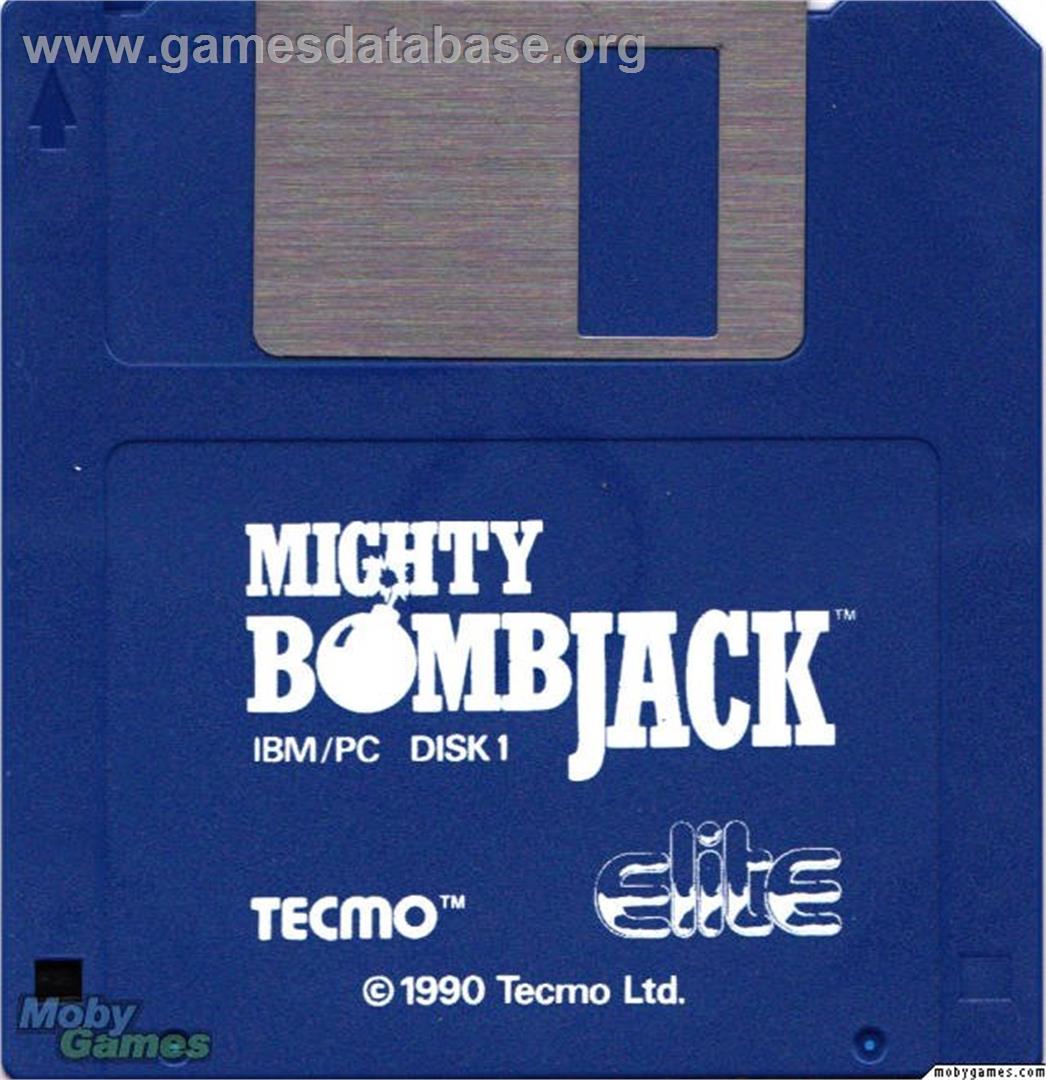 Mighty Bombjack - Microsoft DOS - Artwork - Disc