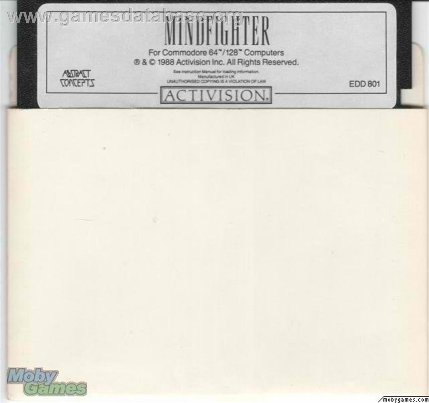 Mindfighter - Microsoft DOS - Artwork - Disc