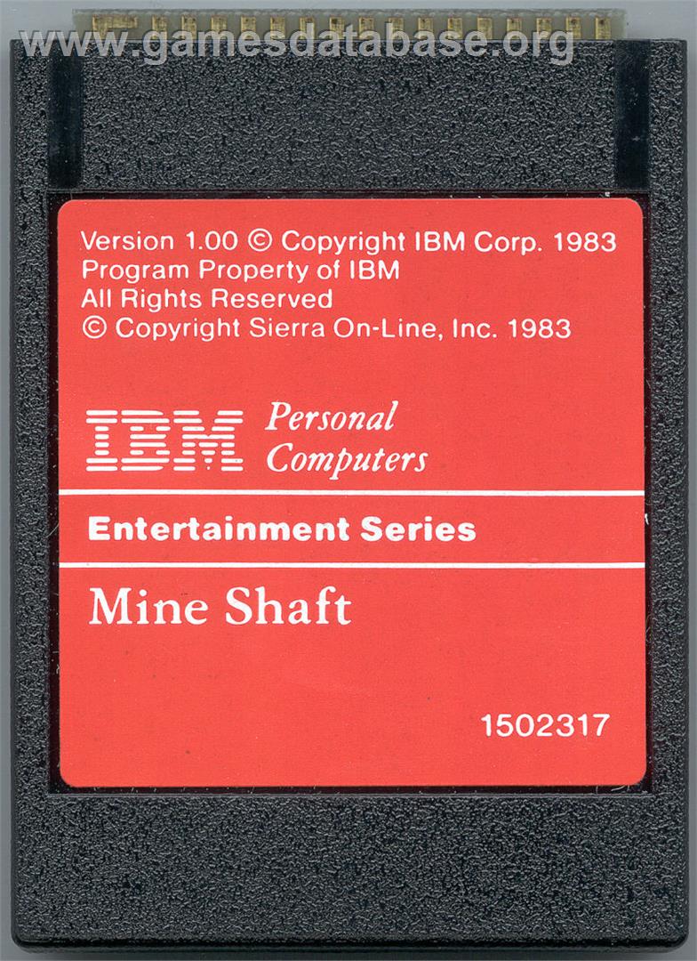 Mine Shaft - Microsoft DOS - Artwork - Disc