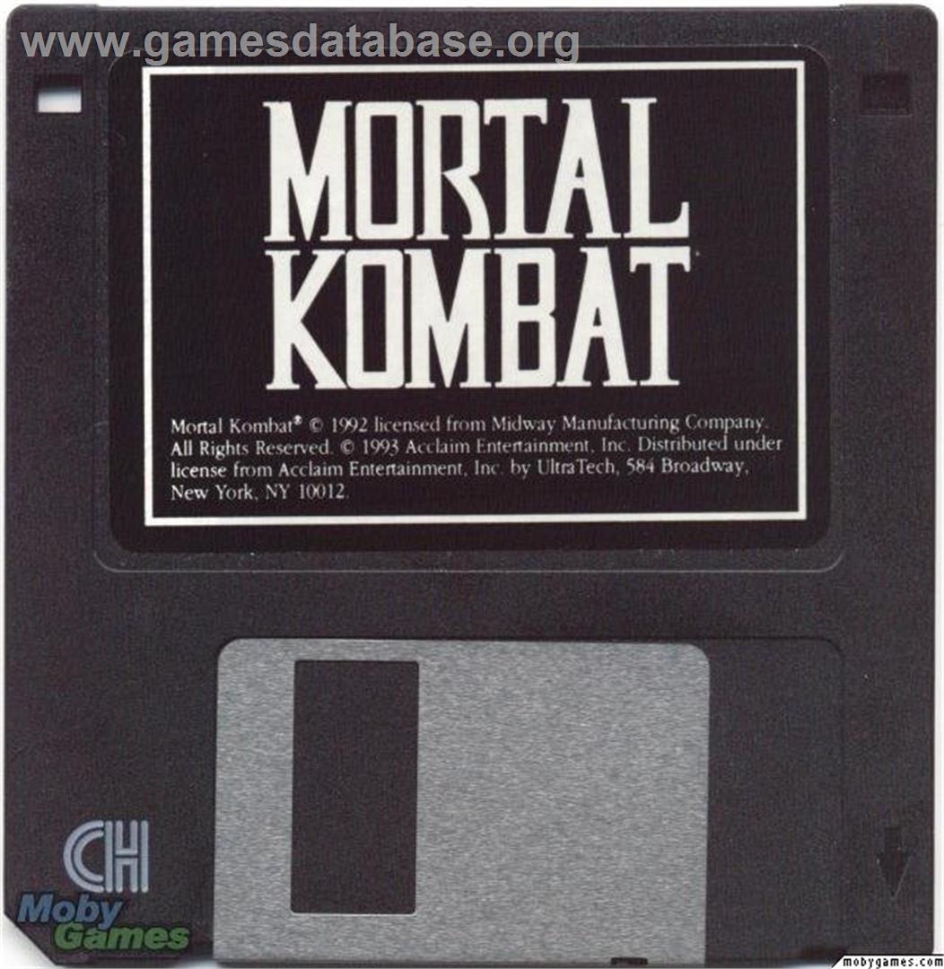 Mortal Kombat - Microsoft DOS - Artwork - Disc
