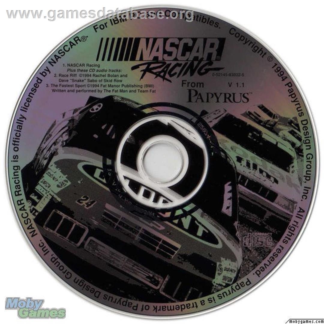 NASCAR Racing - Microsoft DOS - Artwork - Disc