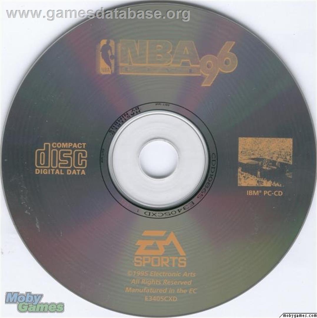 NBA Live 96 - Microsoft DOS - Artwork - Disc