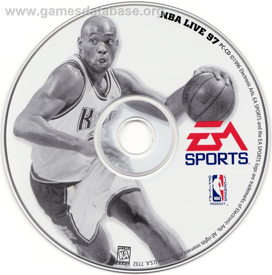 NBA Live 97 - Microsoft DOS - Artwork - Disc