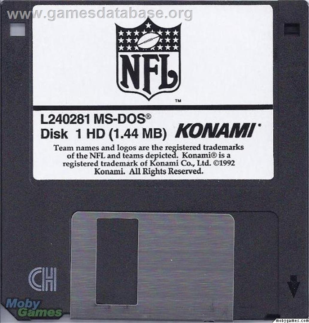 NFL Football - Microsoft DOS - Artwork - Disc