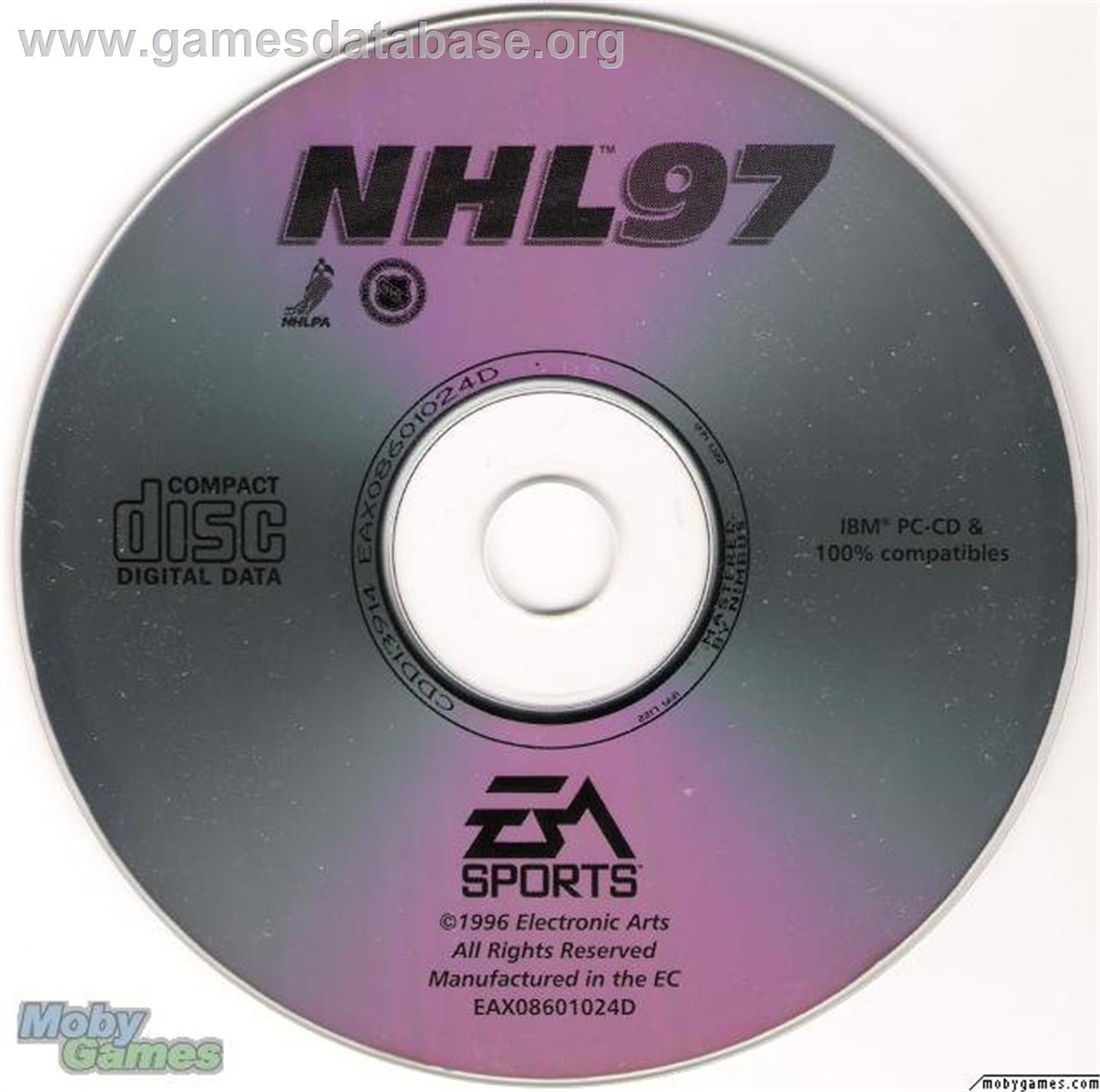 NHL 97 - Microsoft DOS - Artwork - Disc