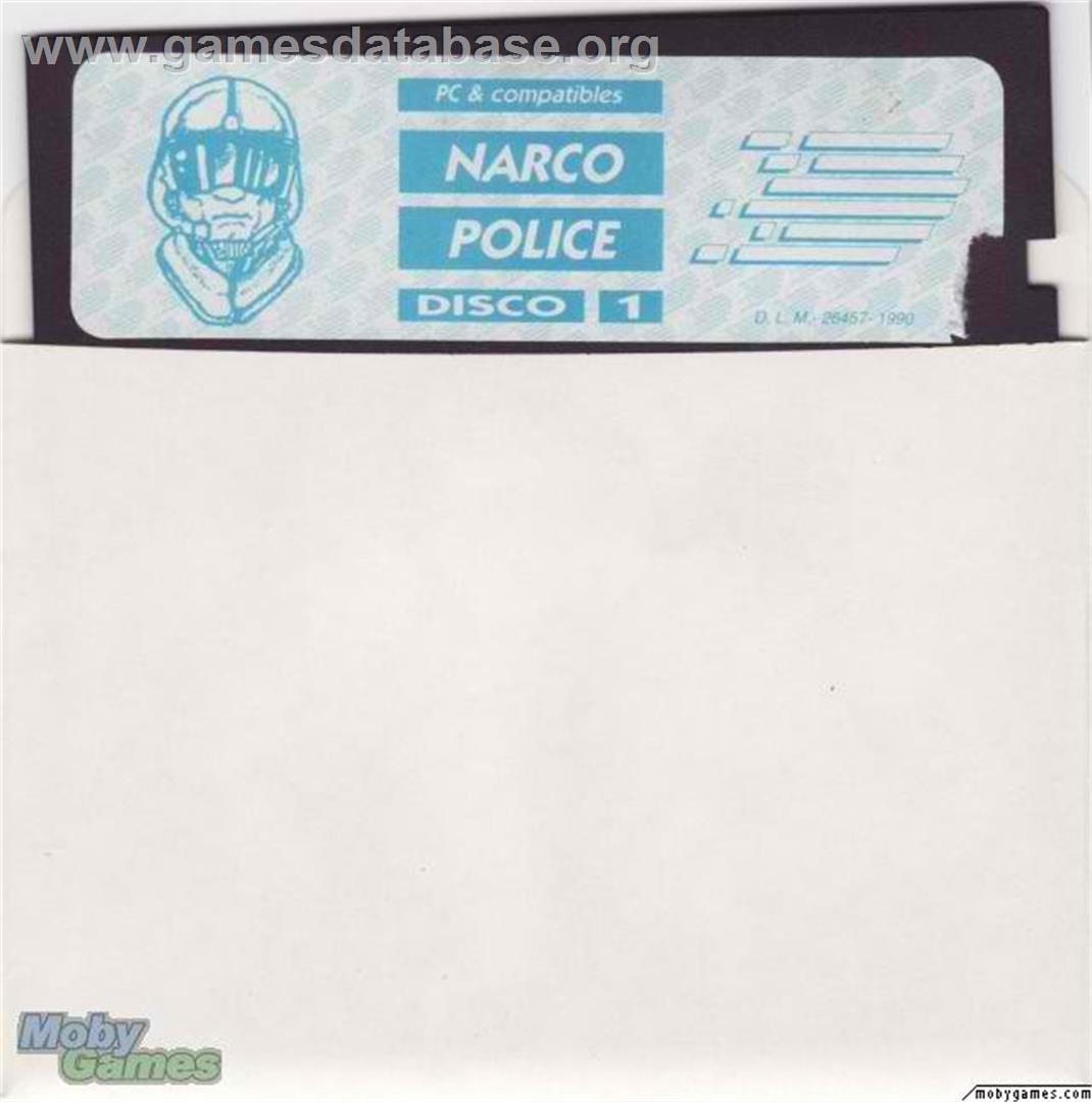 Narco Police - Microsoft DOS - Artwork - Disc