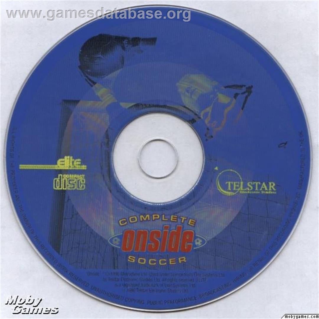 ONSIDE Complete Soccer - Microsoft DOS - Artwork - Disc