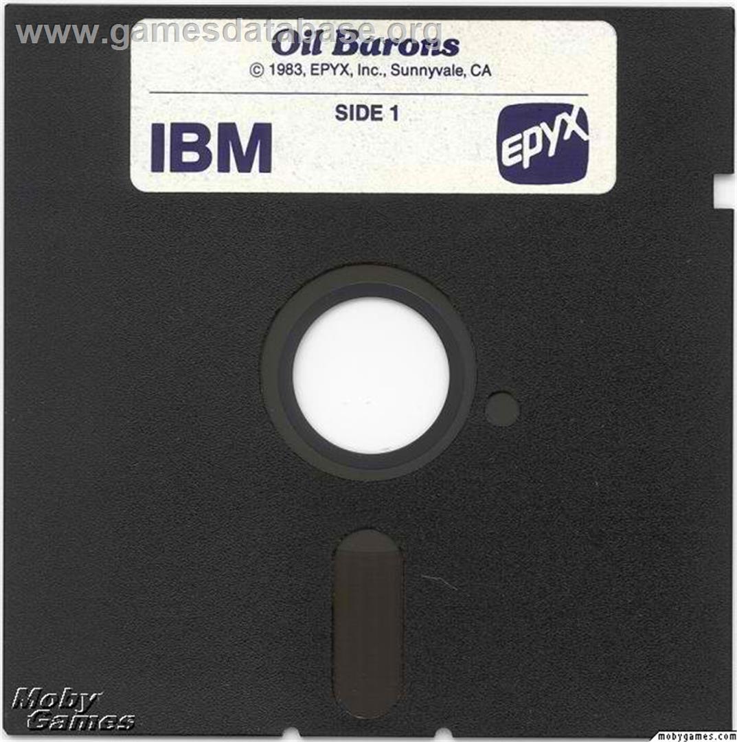 Oil Barons - Microsoft DOS - Artwork - Disc