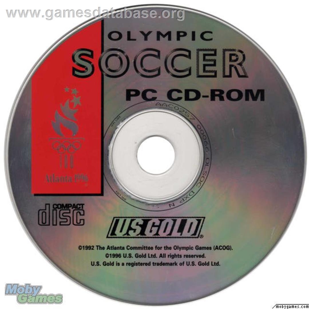 Olympic Soccer - Microsoft DOS - Artwork - Disc