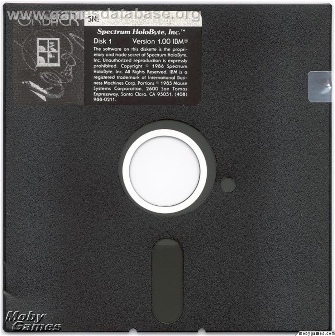 Orbiter - Microsoft DOS - Artwork - Disc