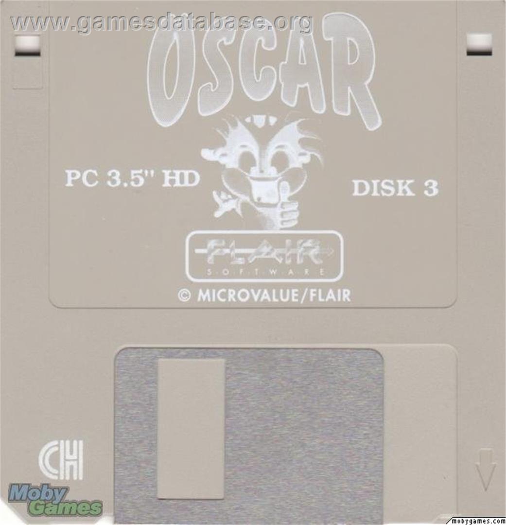 Oscar - Microsoft DOS - Artwork - Disc