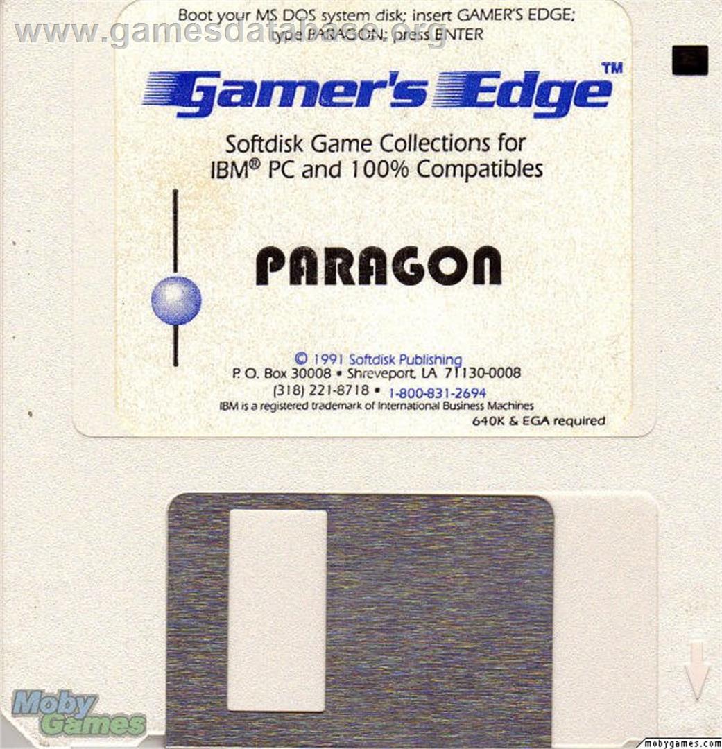 PARAGON - Microsoft DOS - Artwork - Disc