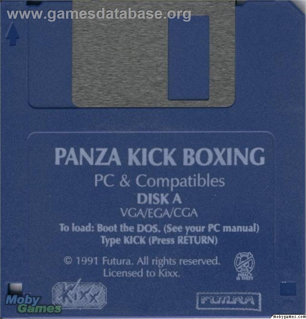 Panza Kick Boxing - Microsoft DOS - Artwork - Disc