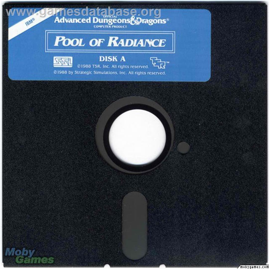 Pool of Radiance - Microsoft DOS - Artwork - Disc