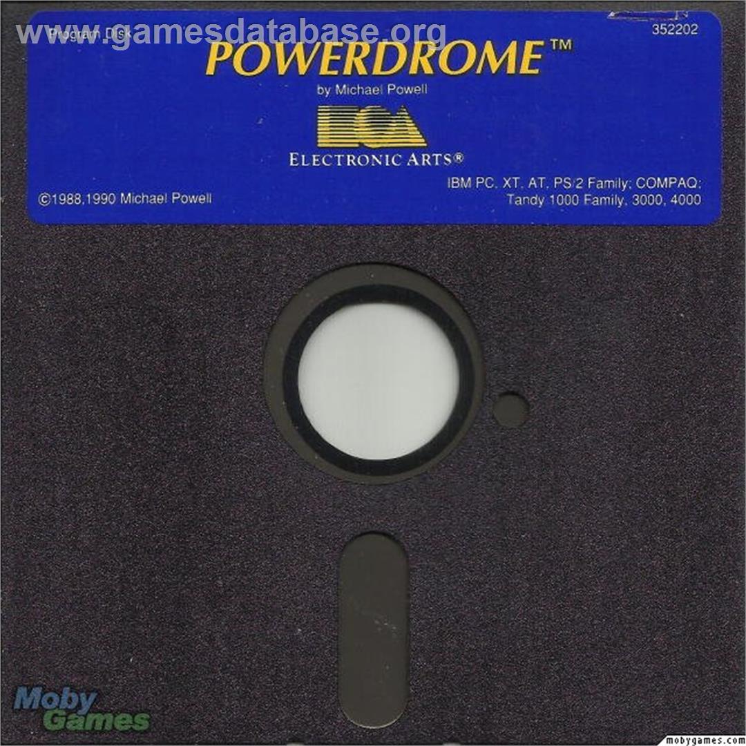 Powerdrome - Microsoft DOS - Artwork - Disc