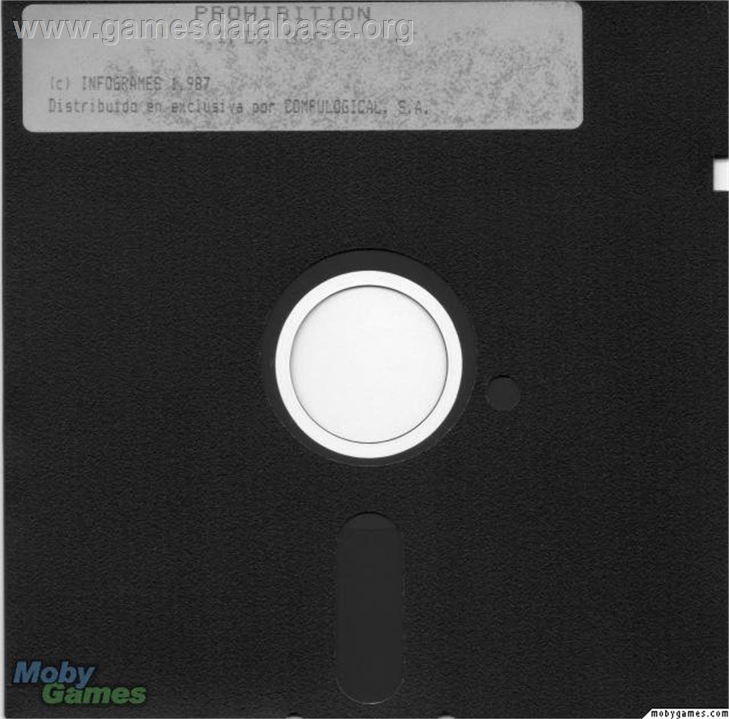 Prohibition - Microsoft DOS - Artwork - Disc