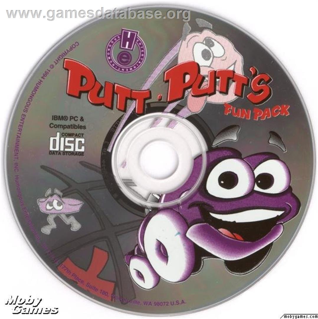 Putt-Putt's Fun Pack - Microsoft DOS - Artwork - Disc
