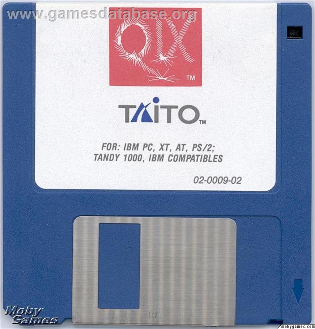 QIX - Microsoft DOS - Artwork - Disc
