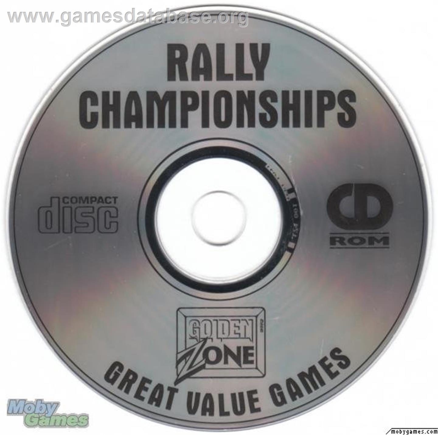 Rally Championships - Microsoft DOS - Artwork - Disc