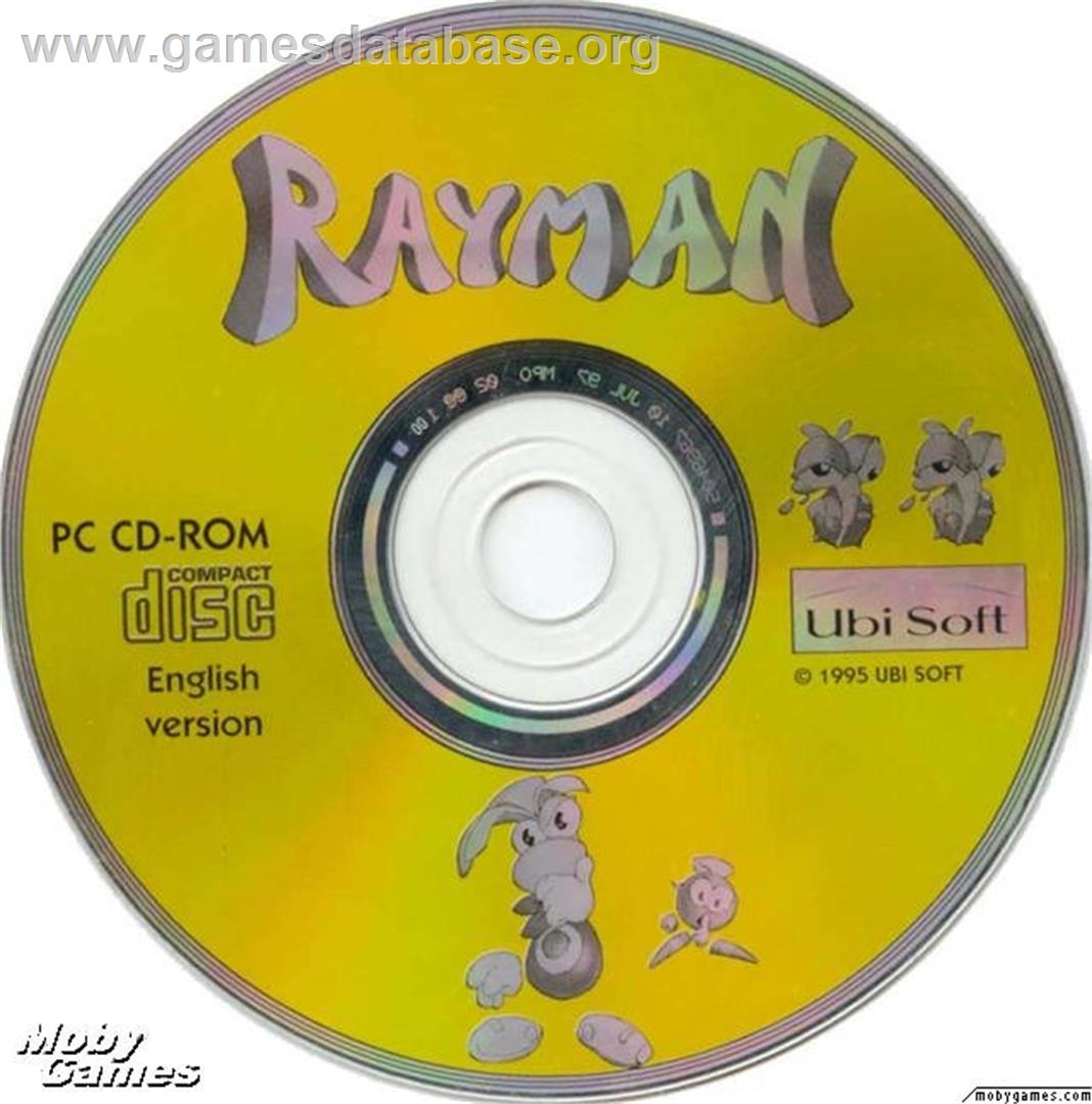 Rayman - Microsoft DOS - Artwork - Disc