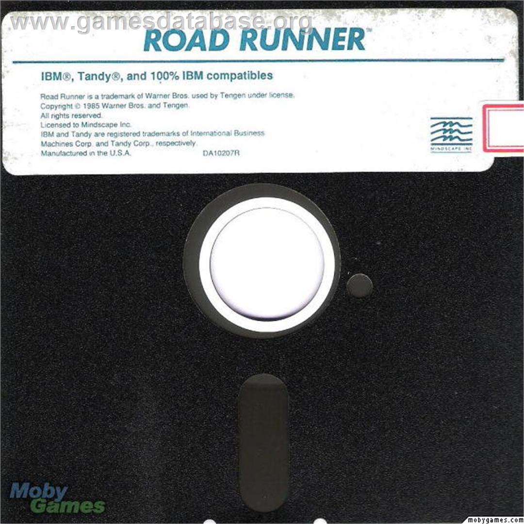 Road Runner - Microsoft DOS - Artwork - Disc