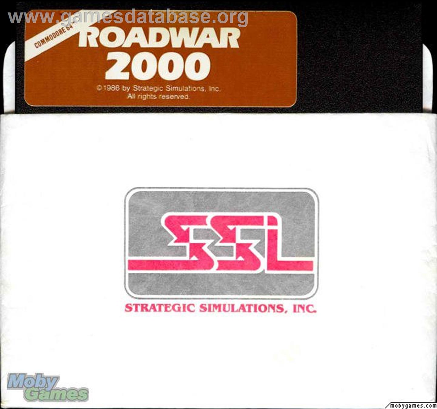 Roadwar 2000 - Microsoft DOS - Artwork - Disc