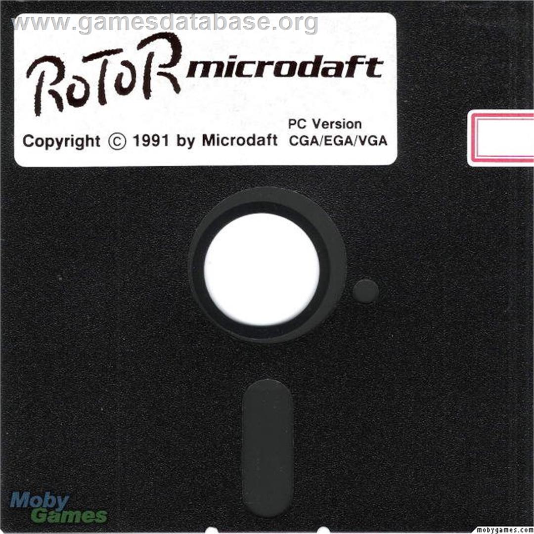 Rotor - Microsoft DOS - Artwork - Disc