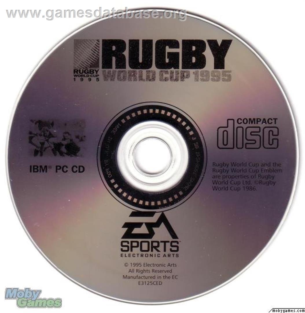 Rugby World Cup 95 - Microsoft DOS - Artwork - Disc