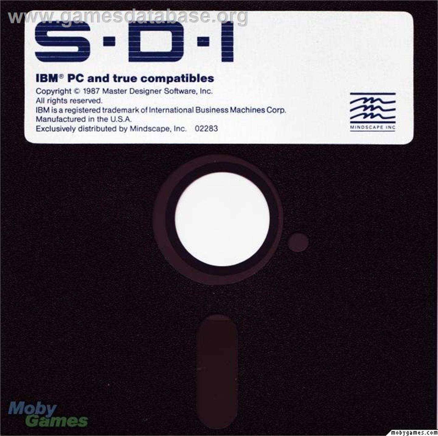 S.D.I. - Microsoft DOS - Artwork - Disc