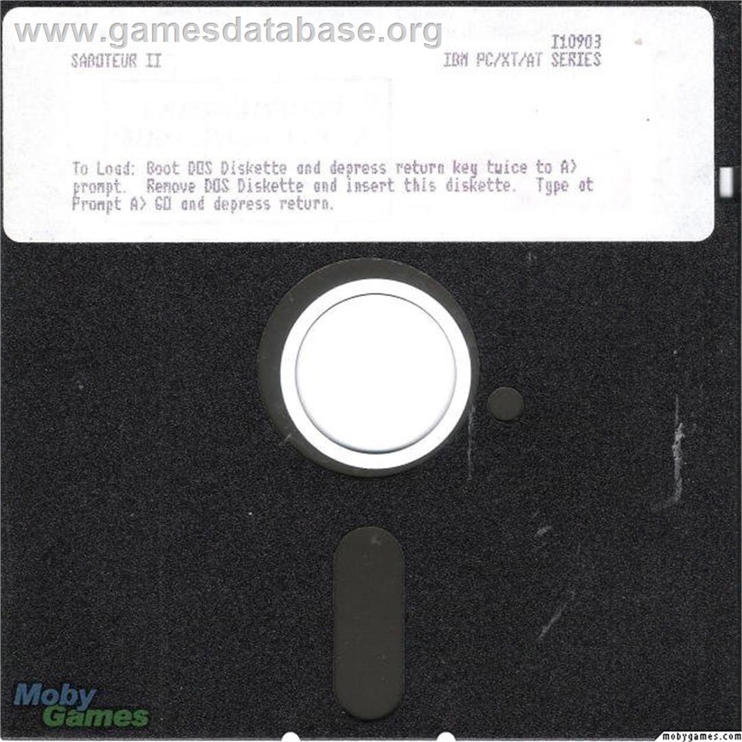Saboteur II - Microsoft DOS - Artwork - Disc