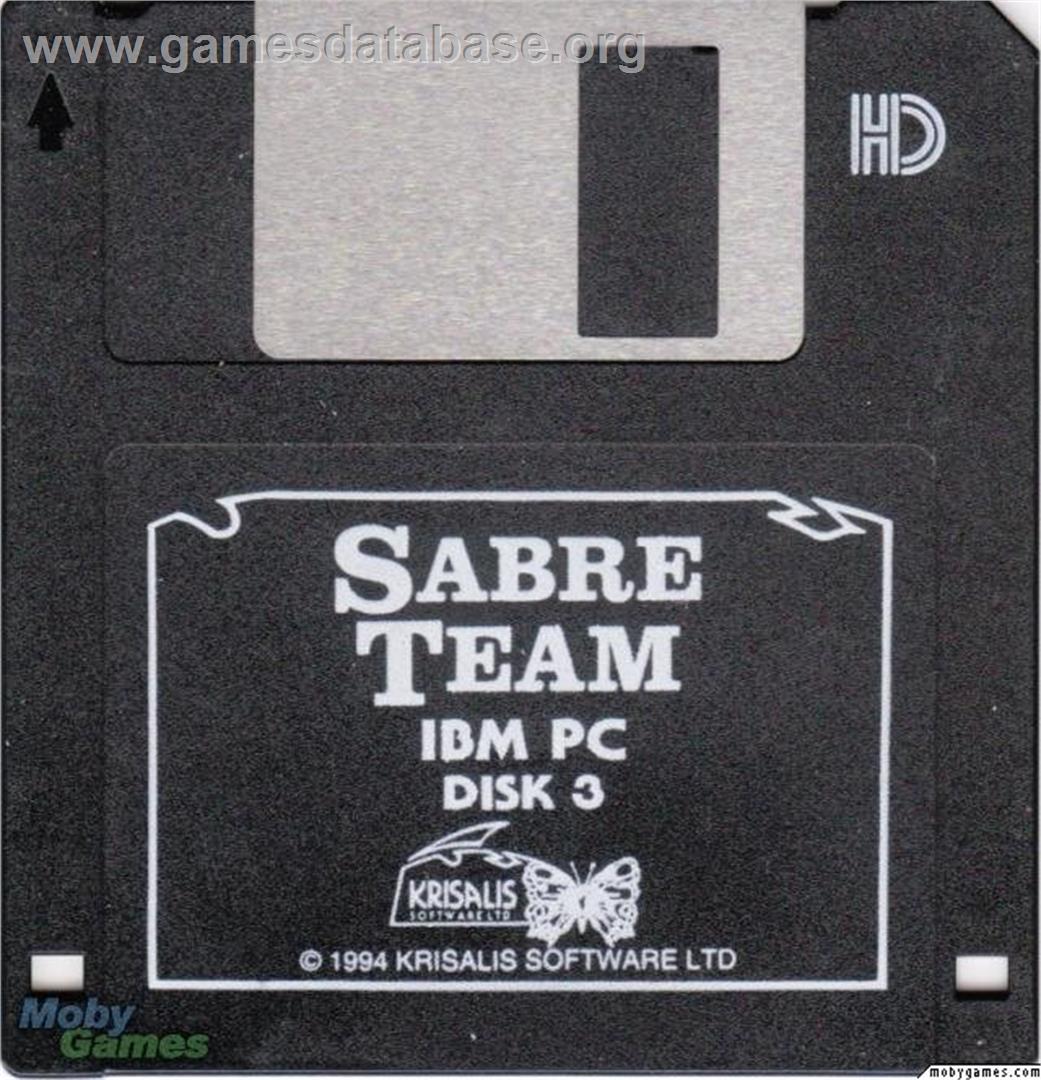 Sabre Team - Microsoft DOS - Artwork - Disc