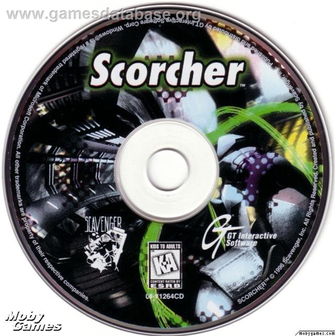 Scorcher - Microsoft DOS - Artwork - Disc