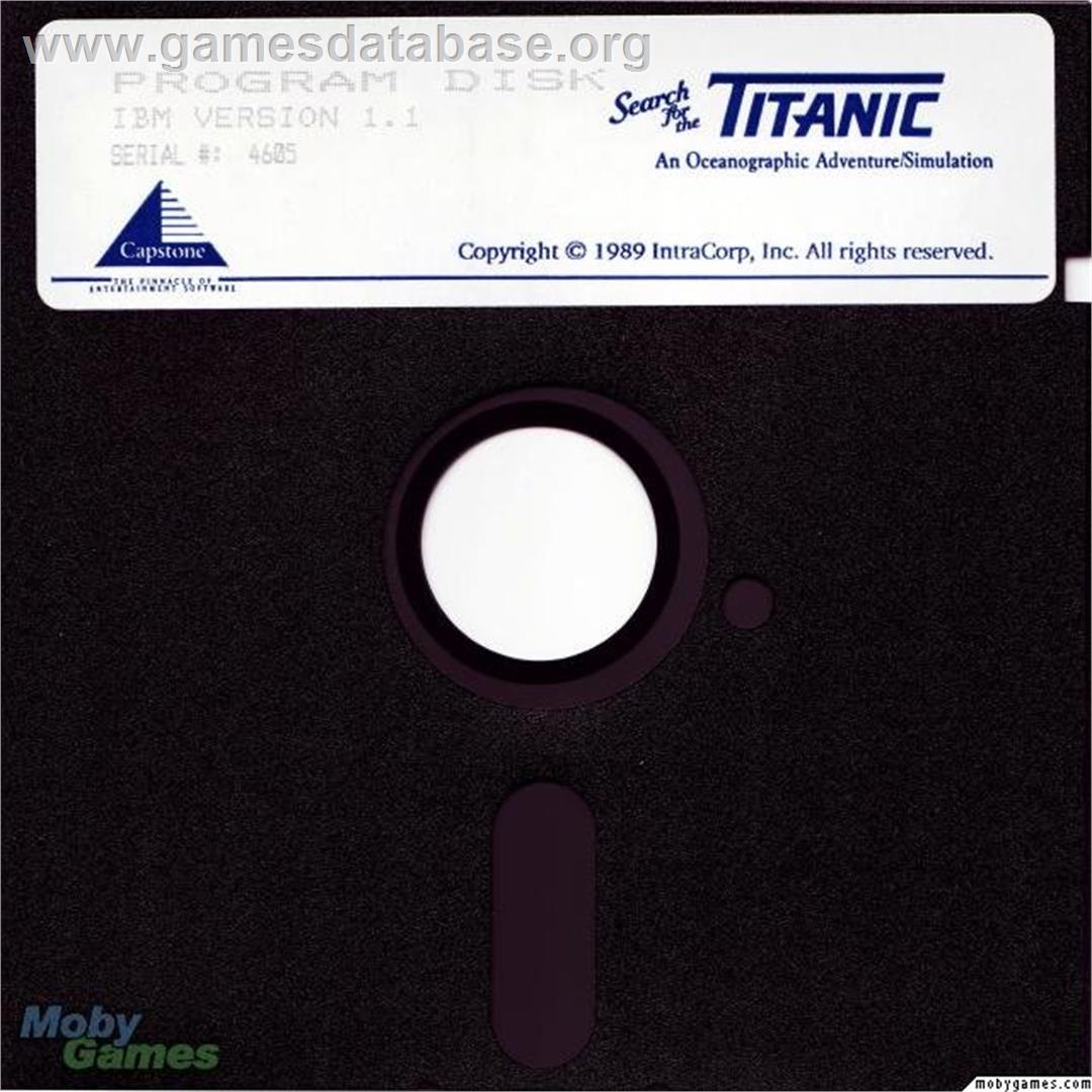 Search for the Titanic - Microsoft DOS - Artwork - Disc