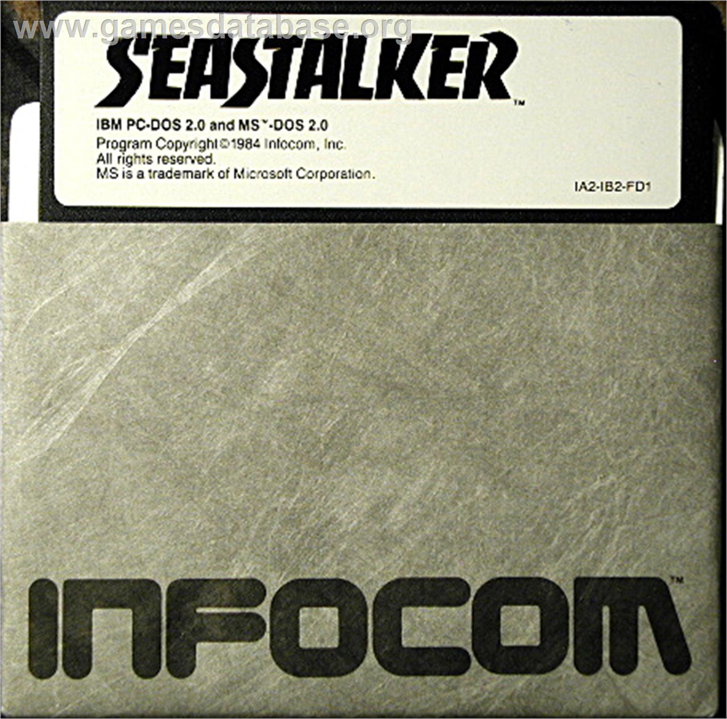 Seastalker - Microsoft DOS - Artwork - Disc