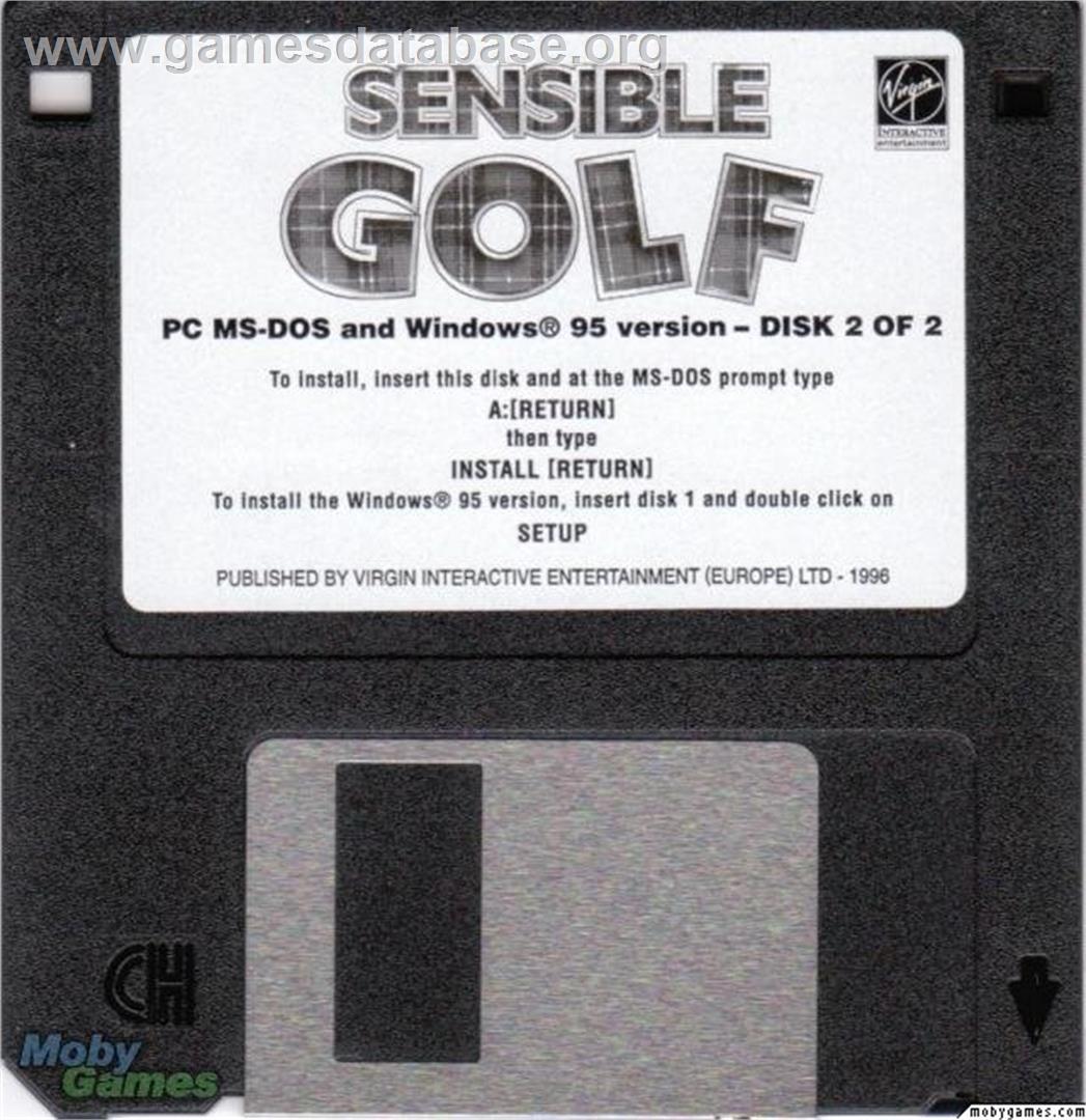 Sensible Golf - Microsoft DOS - Artwork - Disc